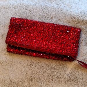 Banana Republic Red Clutch